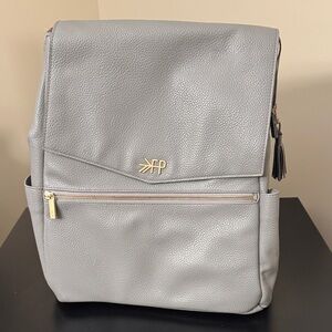 Freshly Picked Gray Baby Bag